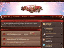 Tablet Screenshot of forum.balmora.pl